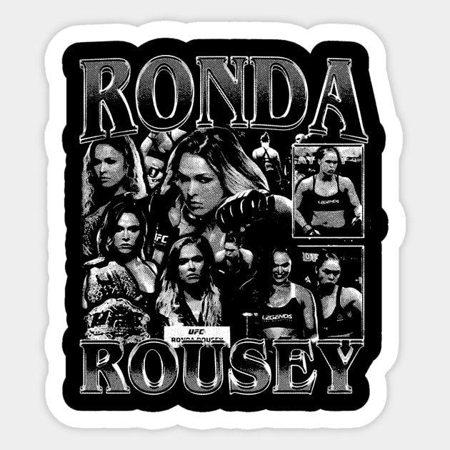 Ronda Rousey(American professional wrestler and actress) Sticker by alesyacaitlin